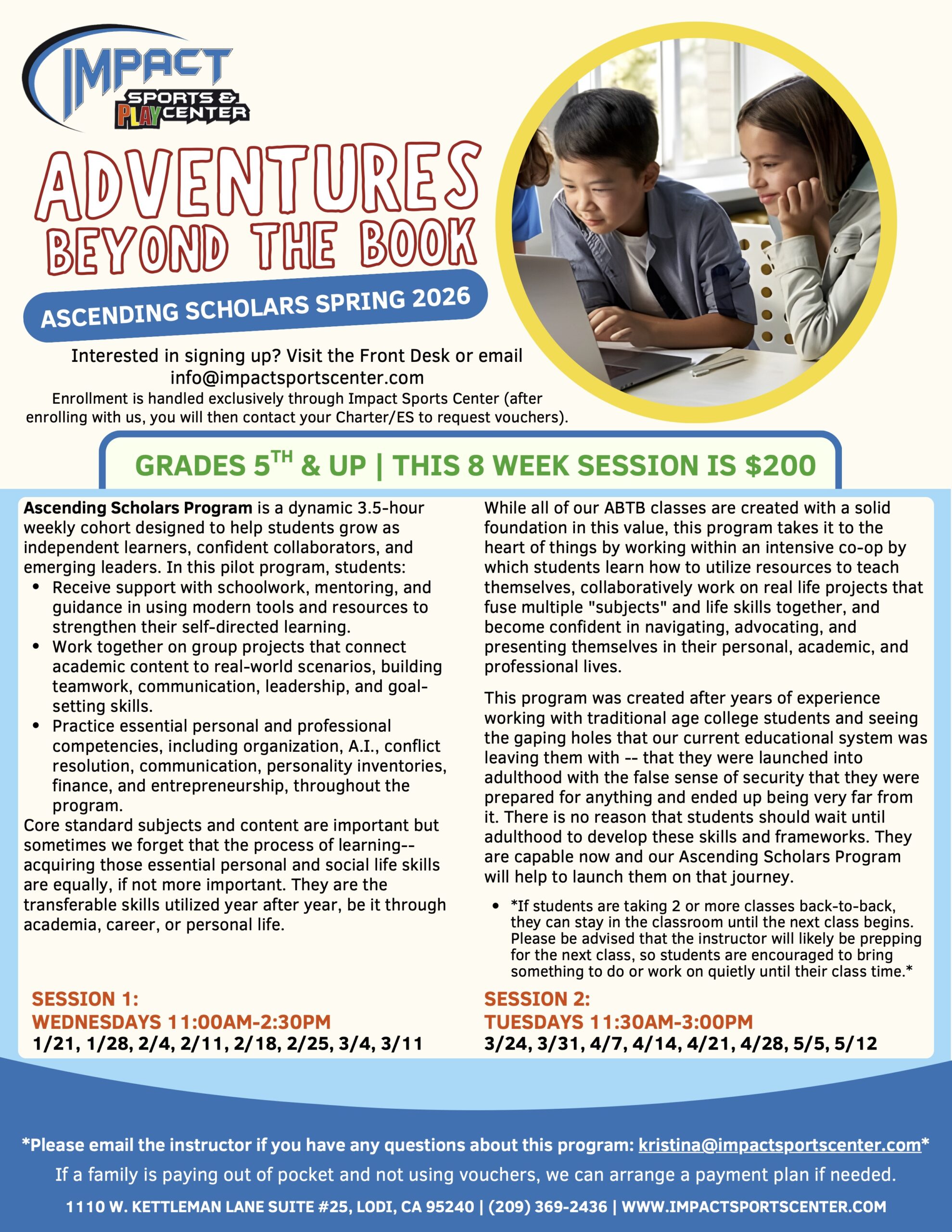 NEW Adventures Beyond The Book Spring 4